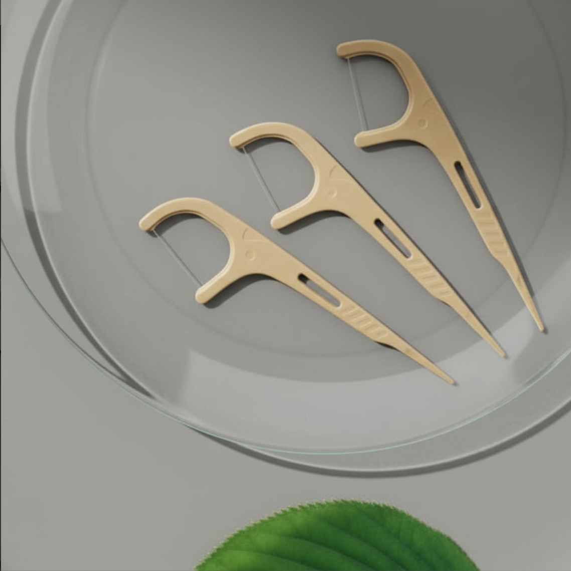 Tea Fiber Dental Floss Picks (50-Pack)