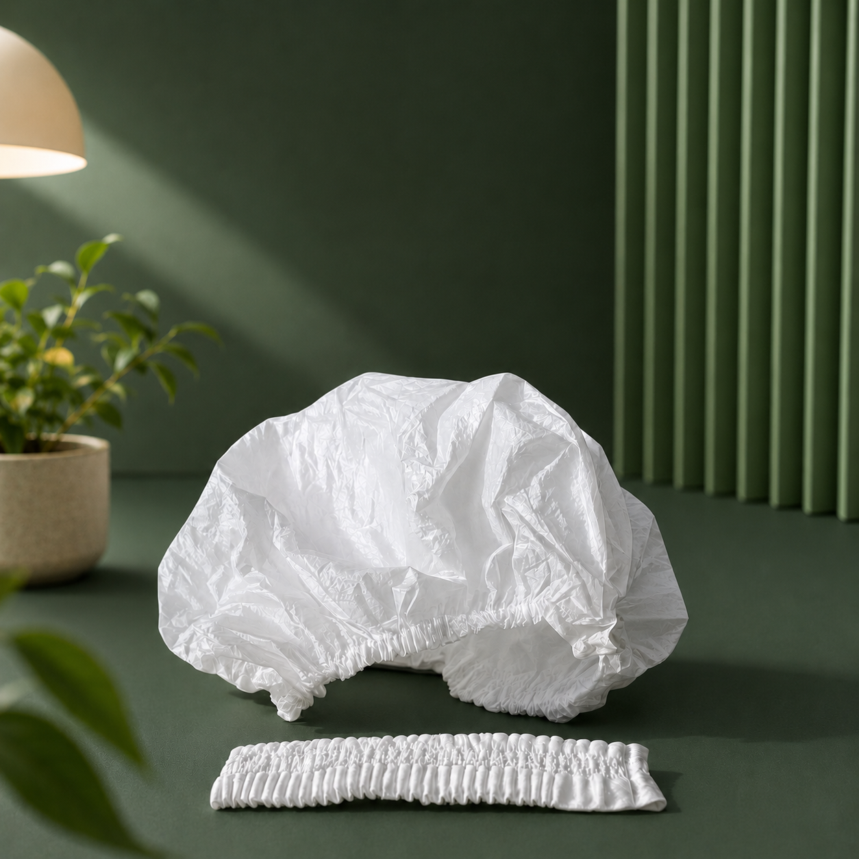 Plant Fiber Shower Cap (10 pcs / Pack)