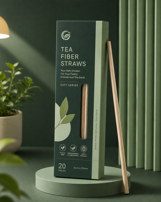 Gift Series-Tea Fiber Straws (20-Pack/pack)