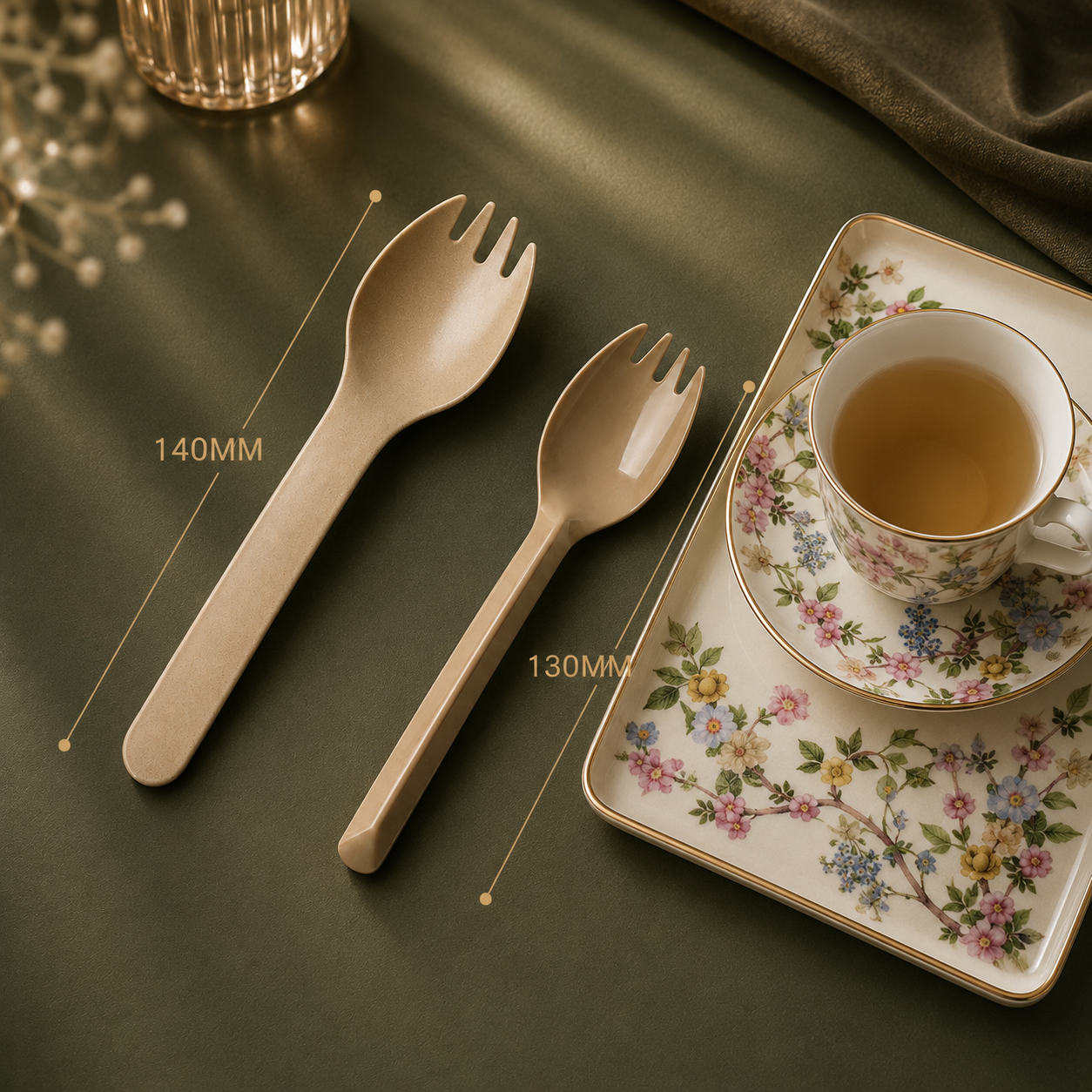 Tea Fiber Spork-14CM